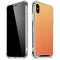 Orange Ombre iPhone XS Max Clear Case